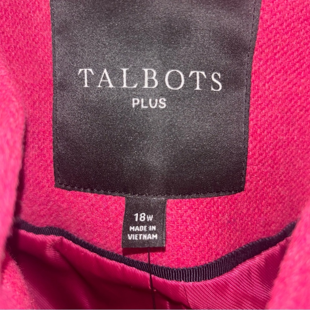 Talbots Wool Coat size 18 NWT - Picture 7 of 12